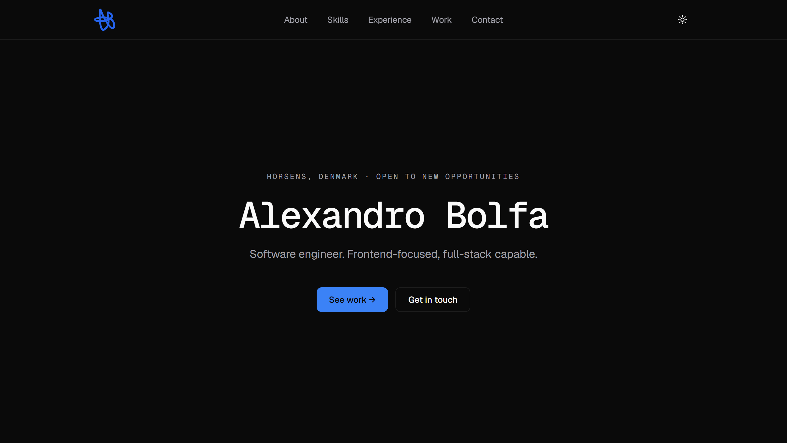 Cover image for Portfolio Site